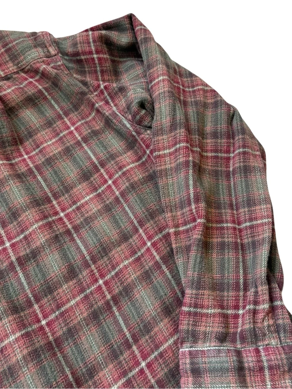 Orvis Perfect Flannel Shirt Mens L Plaid Button Up Outdoor Cabin Core Lumberjack - Picture 10 of 11